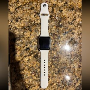 White Apple Watch, Series 3, 38mm